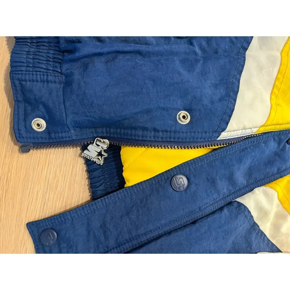 West Virginia Mountaineers Starter‎ Jacket XL zip up  Vintage - Picture 3 of 6